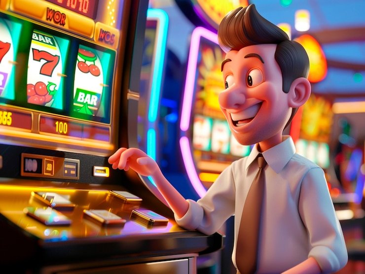 Menempatkan taruhan pada meja blackjack live